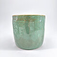 Rustic Green Glazed Rustic Planter