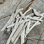 Rustic White Natural Driftwood For Terrarium Art and Craft 35g