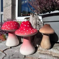 Glazed Mushroom Shape Vase Propagation Station