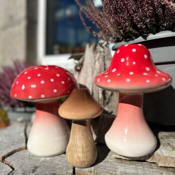 Glazed Mushroom Shape Vase Propagation Station