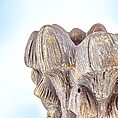 Decorative mushroom-shaped bowl with detailed earthy textures, ideal for nature-inspired home decor.
