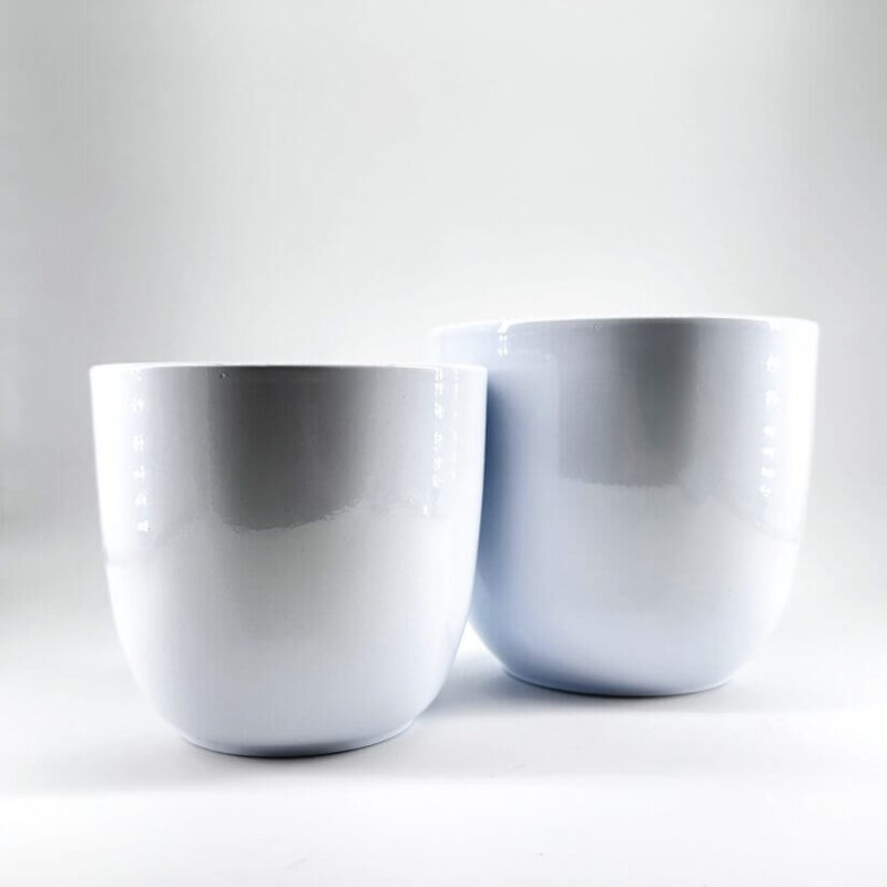 white planter white planter