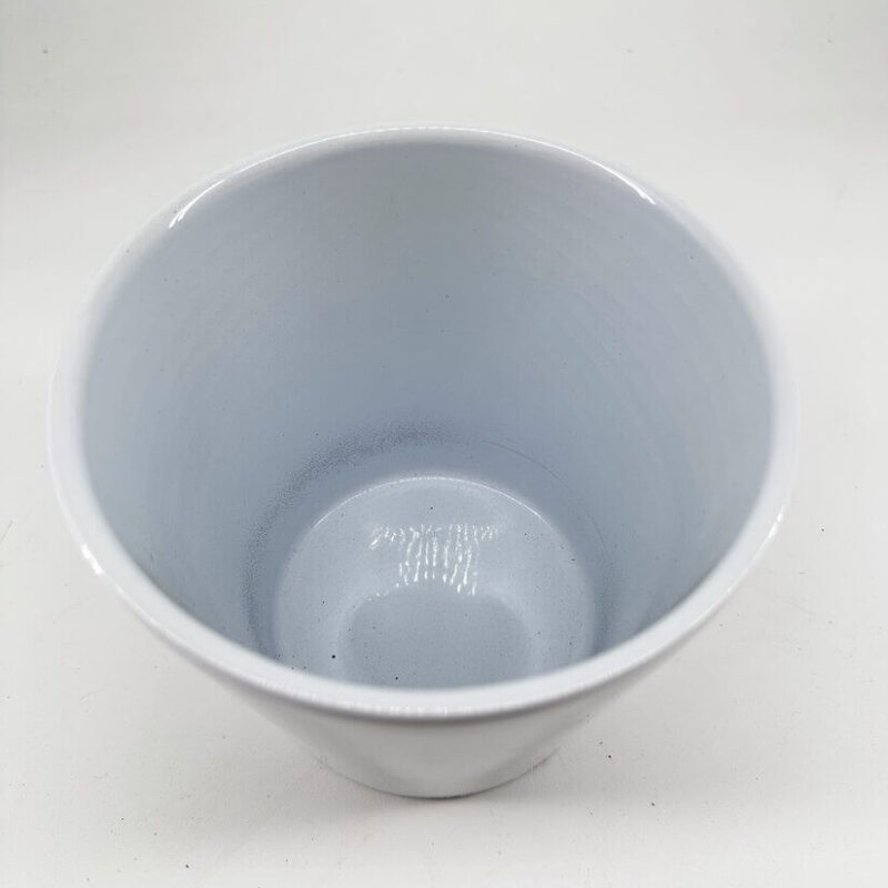 Classic Minimalistic Glazed White Planter Classic Minimalistic Glazed White Planter