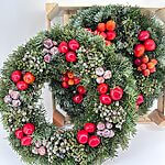 Large Fresh Christmas Wreath