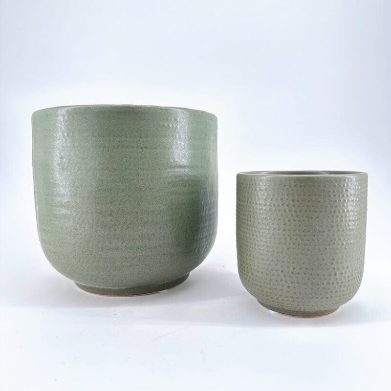 Minimalistic Sage Green Planter Minimalistic Sage Green Planter