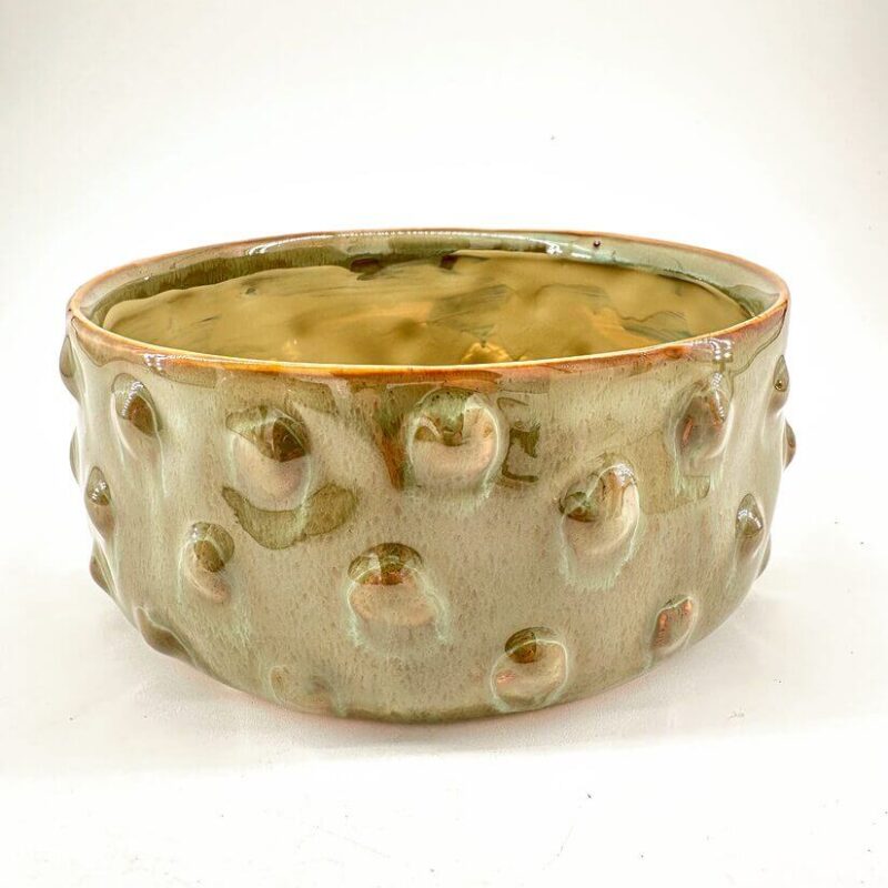 Artisan Ceramic Bowl with Earthy Textures Artisan ceramic bowl with unique textures and earthy tones, ideal for decor or serving.