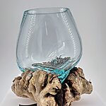 Molten Glass on Rare 'Wood Roses'
