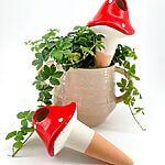 Mushroom Terracotta Watering Irrigation Spike