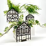 Tudor Cottage Ceramic Planter