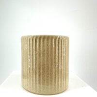 Classic Glazed Planter Sand 6cm