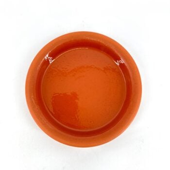 Glazed Terracotta Saucer