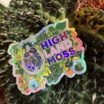 Highland Moss Holographic Sticker